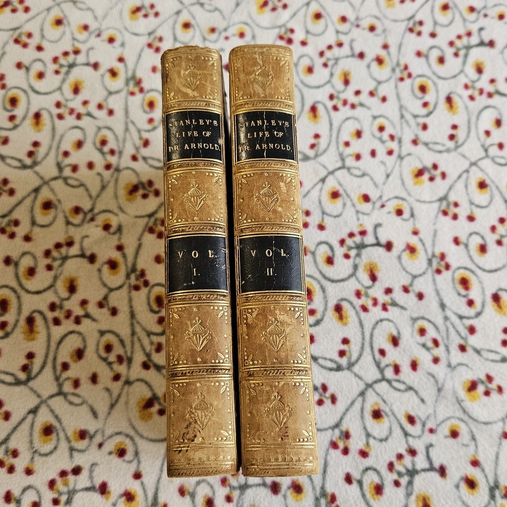 Thomas Arnold D.D. 1858 8th Edition Leather Biography & Letters  