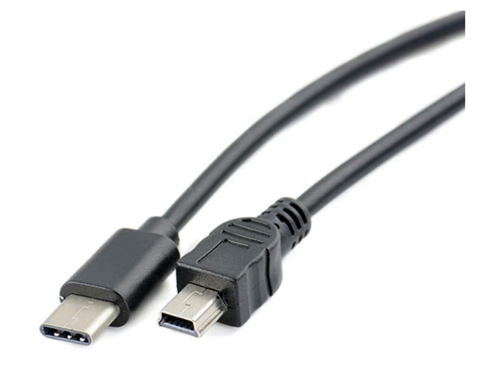 OTG Data Cable Type-C to Mini USB for Cameras