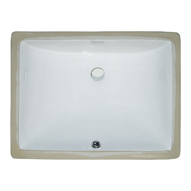 MSI SIN POR UNDREC 2015 Single Bowl Undermount Kitchen Sink in White