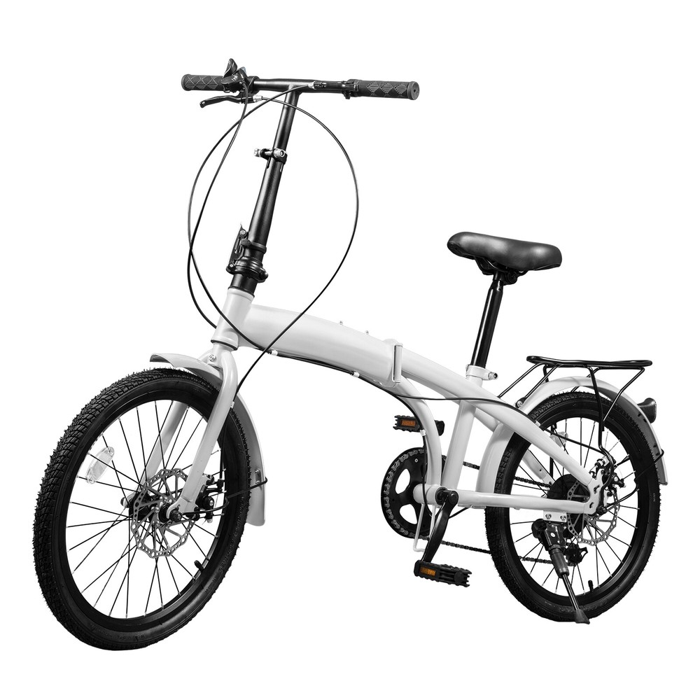 Lightweight Folding Bike Full Suspension Bike 20 Inch 7 Speed MTB Bicycles