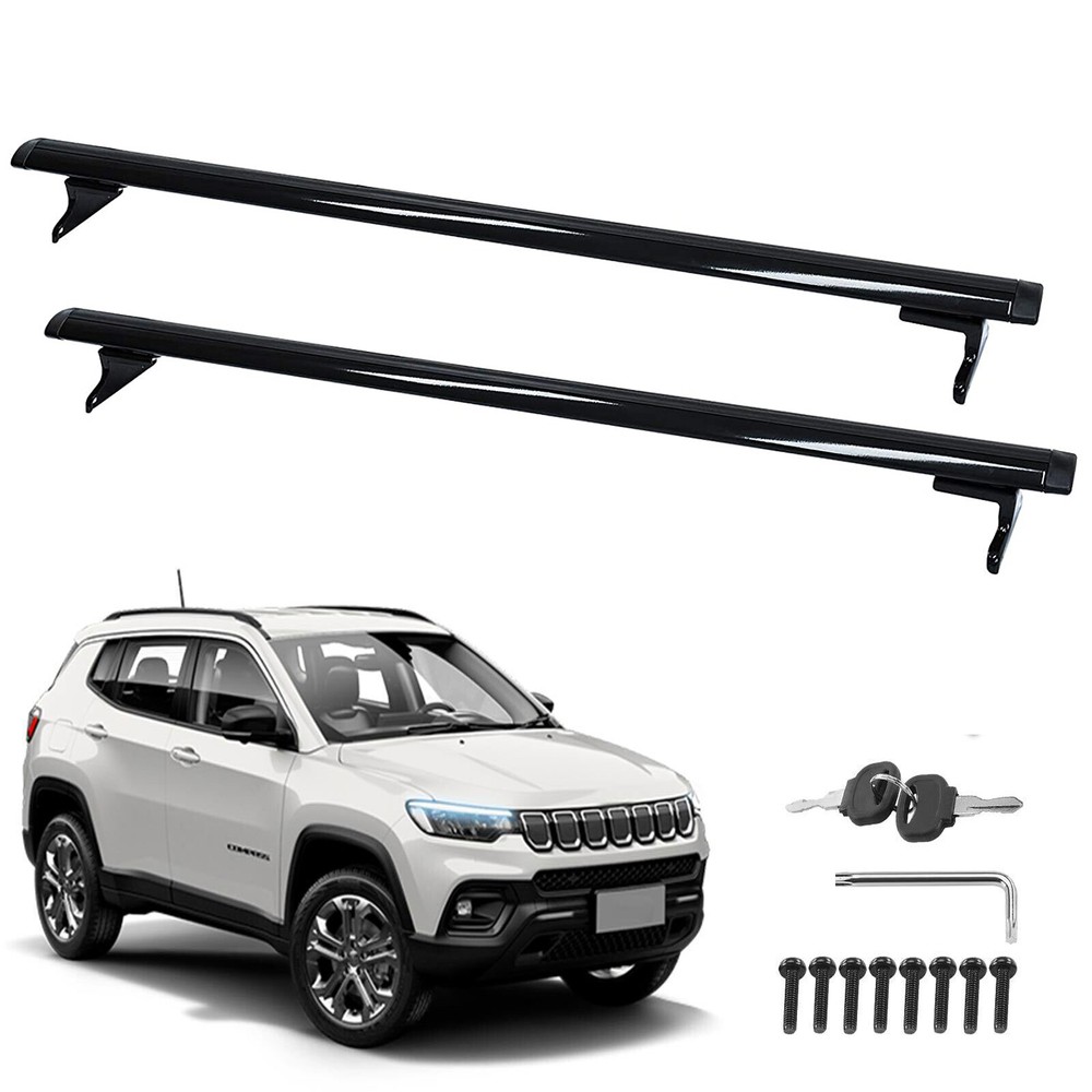 2018-2025 Jeep Compass Roof Rack Cross Bars Cargo Carrier Rails