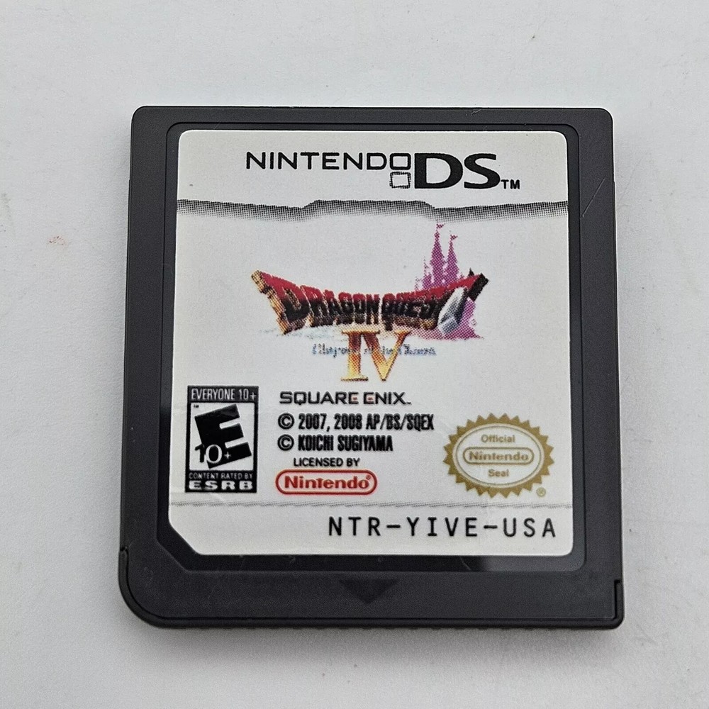 Dragon Quest IV Chapters of the Chosen Nintendo DS 2008 Game Cartridge Only