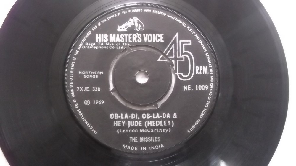THE MISSILES  lennon hey jude rare SINGLE 7