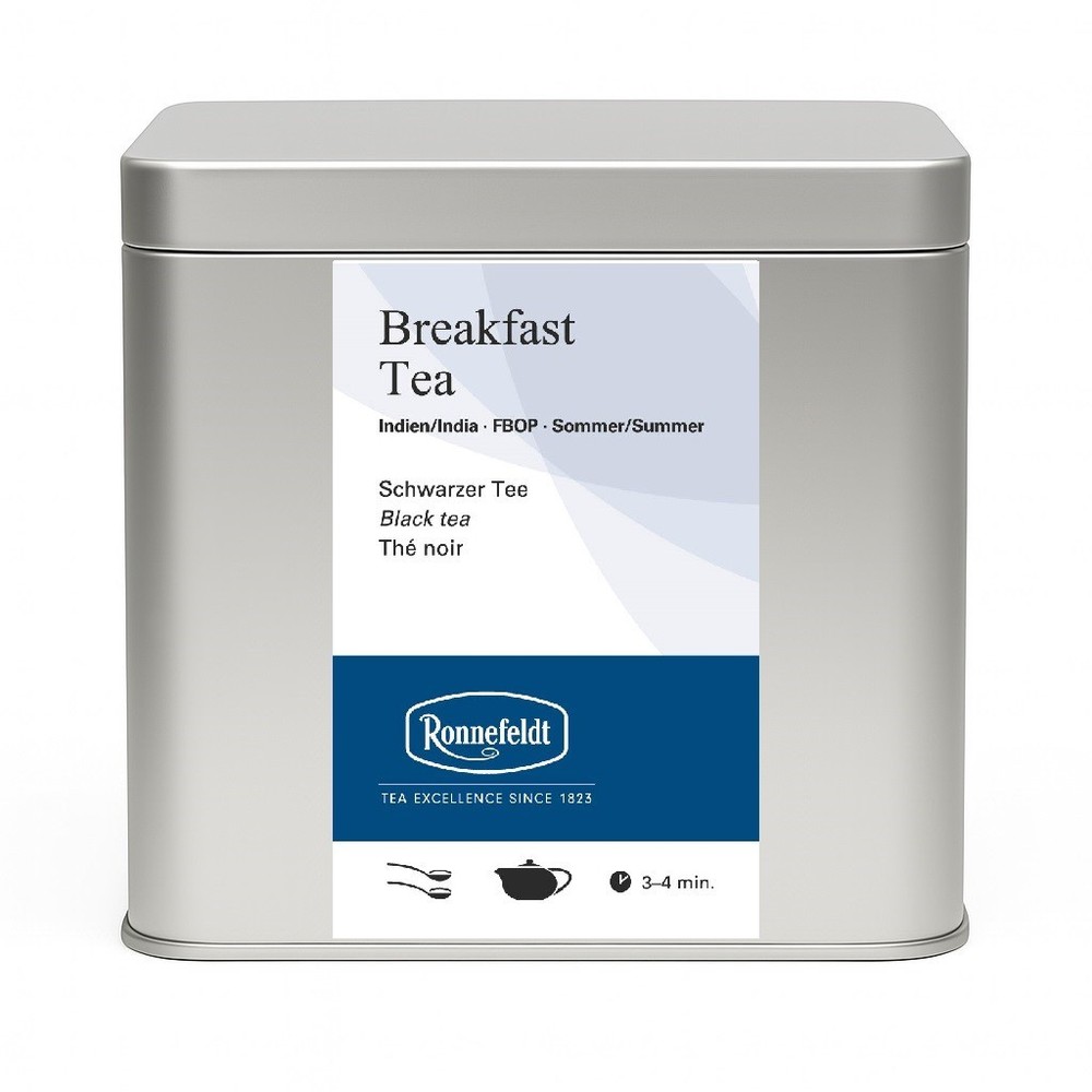 Ronnefeldt Loose Leaf Black Tea - Breakfast Tea - 250 g with Display Tin