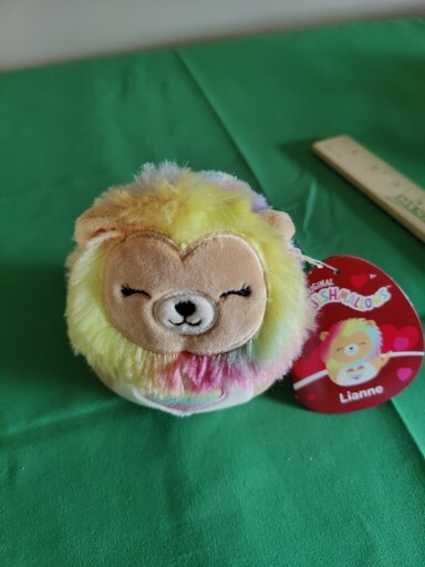 Original Squishmallows Lianne the Rainbow Lion Valentine's Day Plushy 2023 New