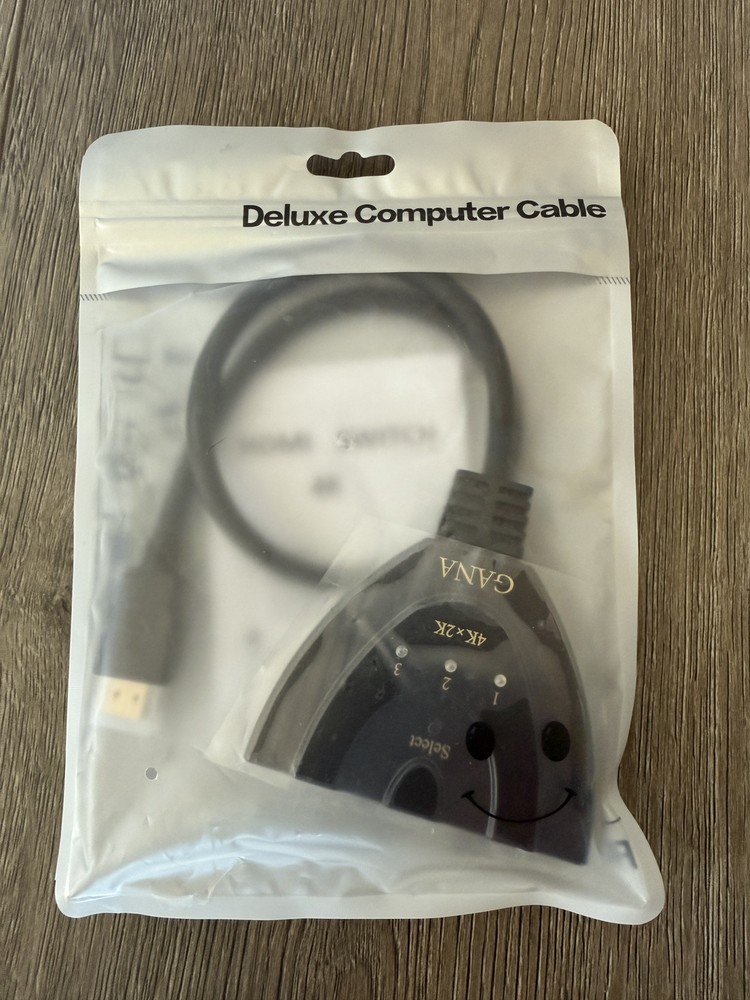 NEW 3 Port 4K HDMI Cable Splitter Switch Switcher 3x1 Adapter HUB 3-1 Convert