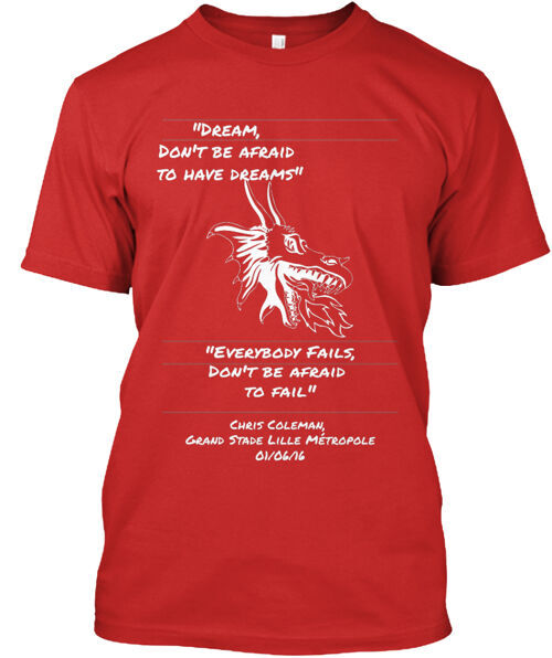 Don't Be Afraid To Dream T-Shirt Made in the USA Size S to 5XL