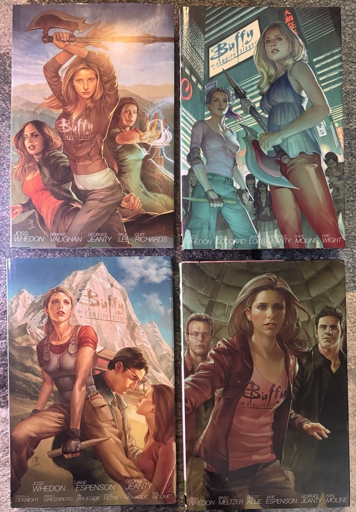 Buffy the Vampire Slayer Season 8 Library Edition HC- Vol 1-4 SIGNED - Complete