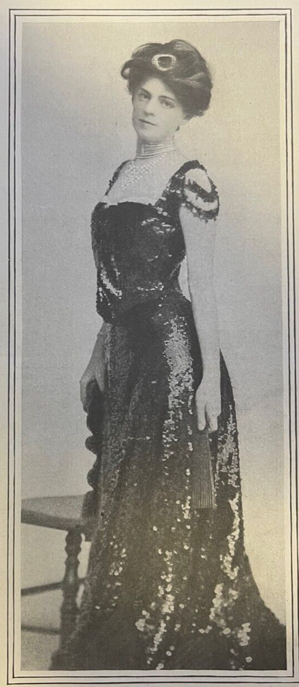 1900 Vintage Magazine Illustration Actress Ethel Barrymore