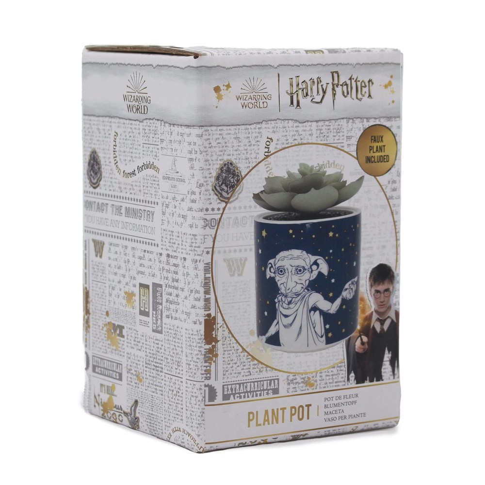 Harry Potter Dobby Faux Plant Pot 6.5cm New Collectible