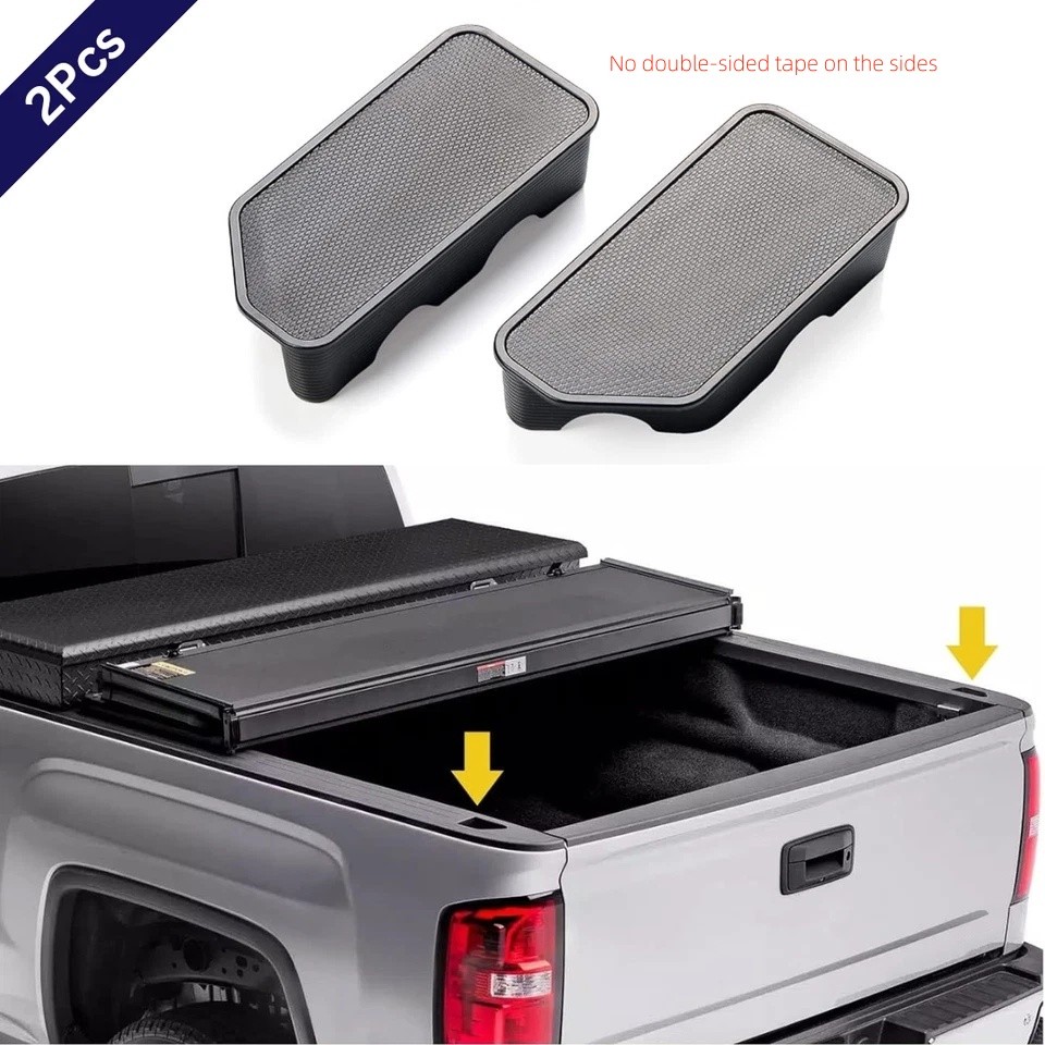 Bed Rail Stake Pocket Covers For 2019-2024 GMC Sierra 1500/Chevy Silverado 1500
