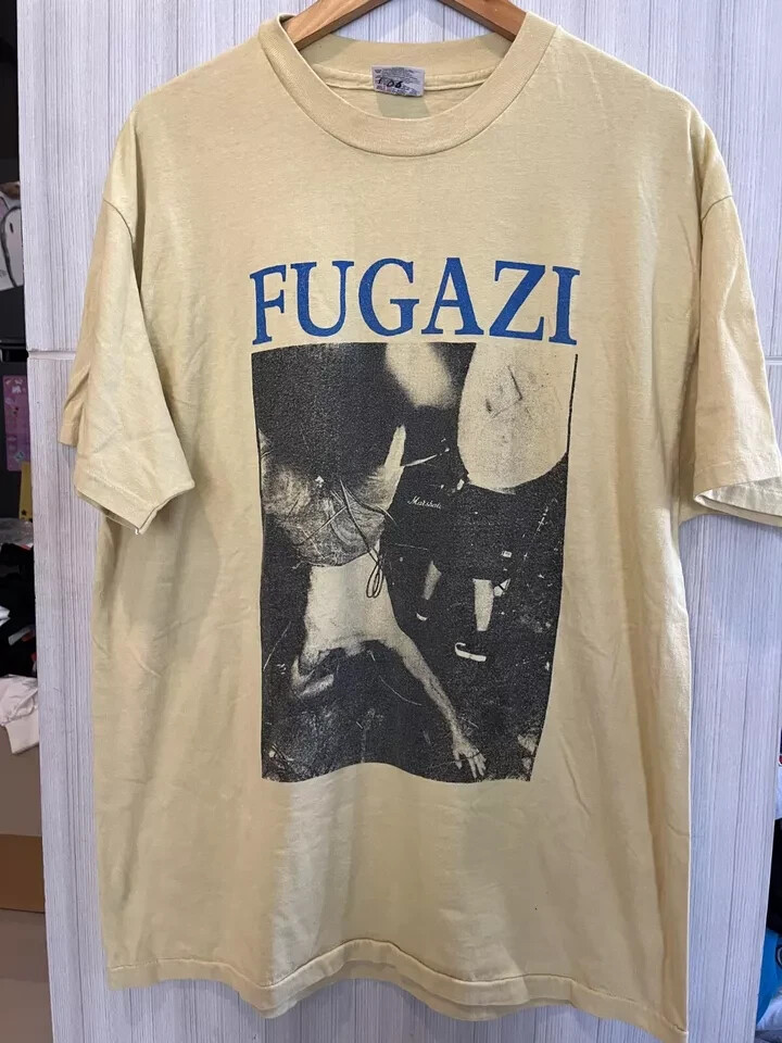 Vintage 90's Fugazi Post Hardcore Punk Band Concert T Shirt Minor Threat