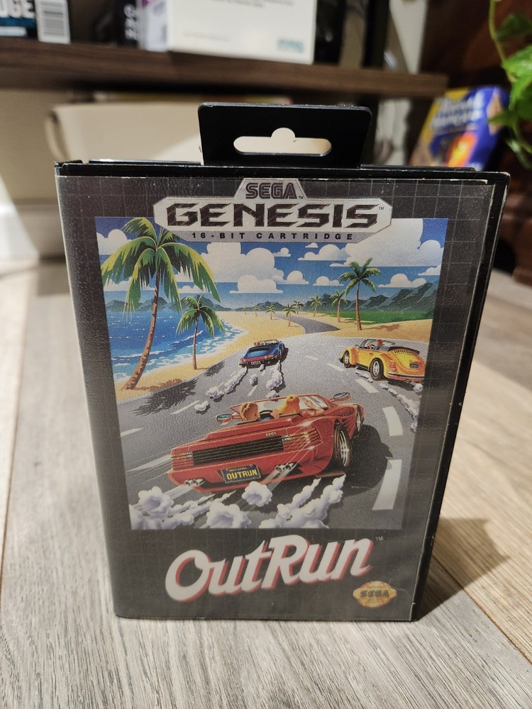 OutRun for Sega Genesis, authentic.