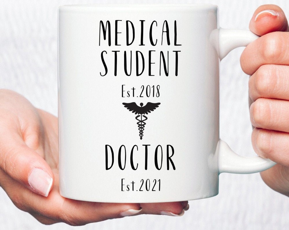 Personalized Doctor Est Coffee Mug for Med School Graduates and New Doctors