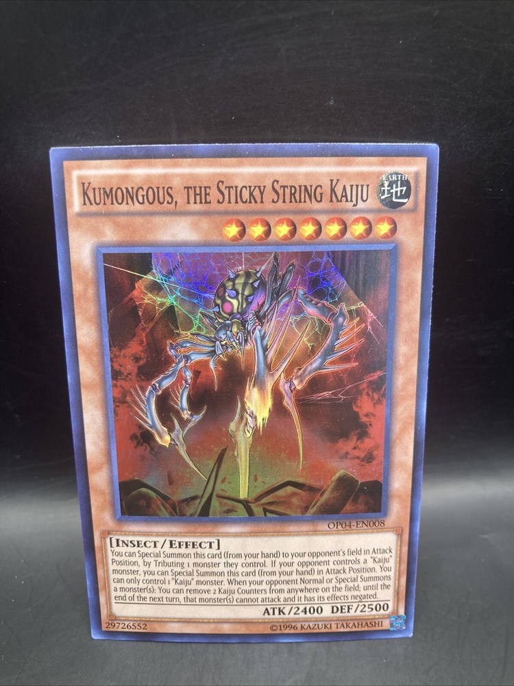 Kumongous Sticky String Kaiju OP04-EN008 OTS Tournament Pack 4 Unlimited