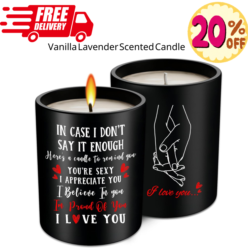 Valentines Day Gift Candles, Wife Romantic Valentine Present For Her Free ship-image