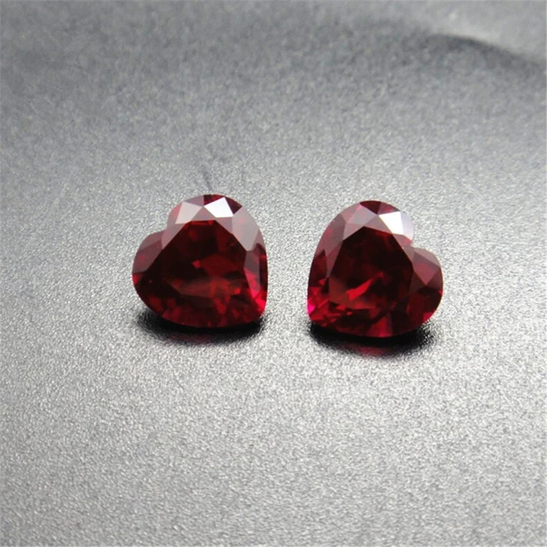 19 Ct+ Natural Emerald & Pigeon Blood Ruby Loose Gemstone Pair