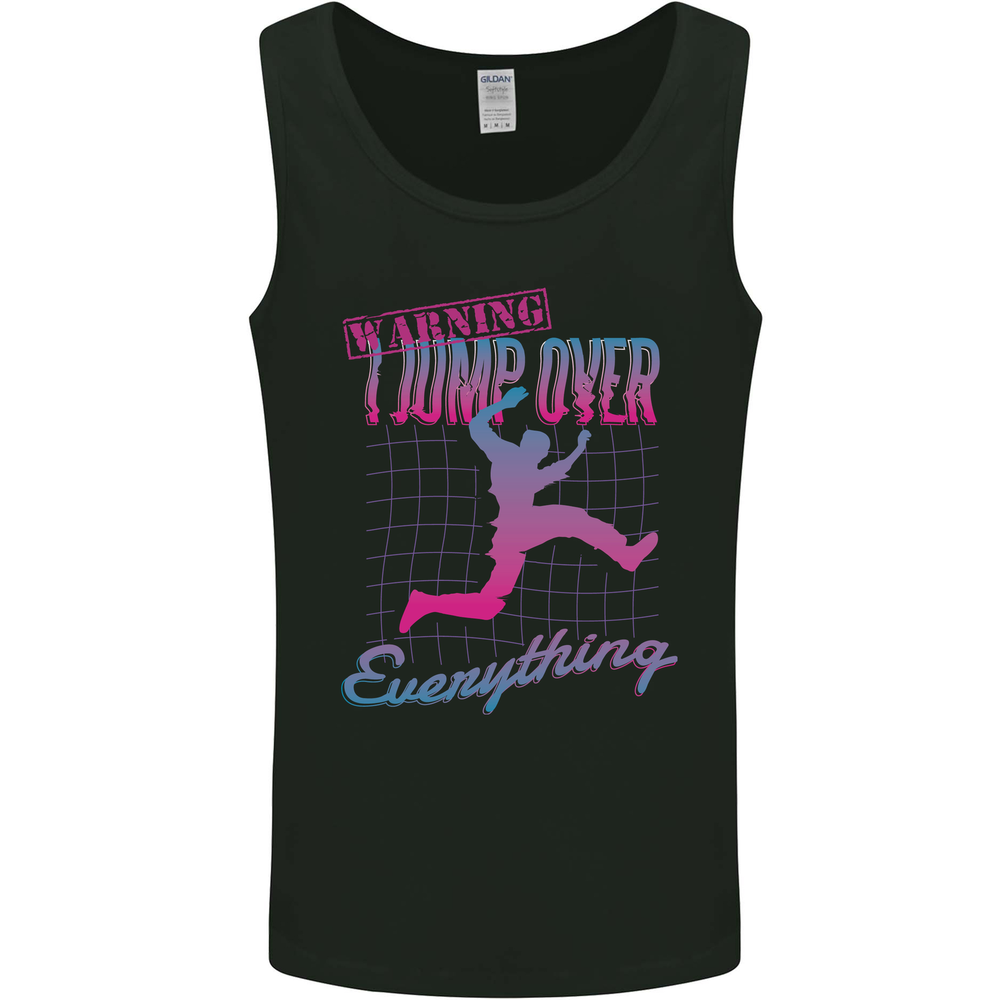 Parkour I Jump Over Everything Mens Vest Tank Top