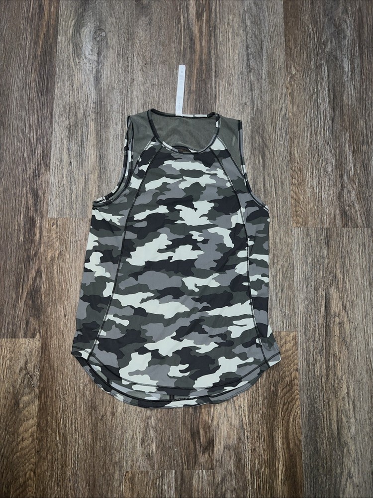 Lululemon Sculpt Tank Heritage 365 Camo Crispin Green Multi Size 4