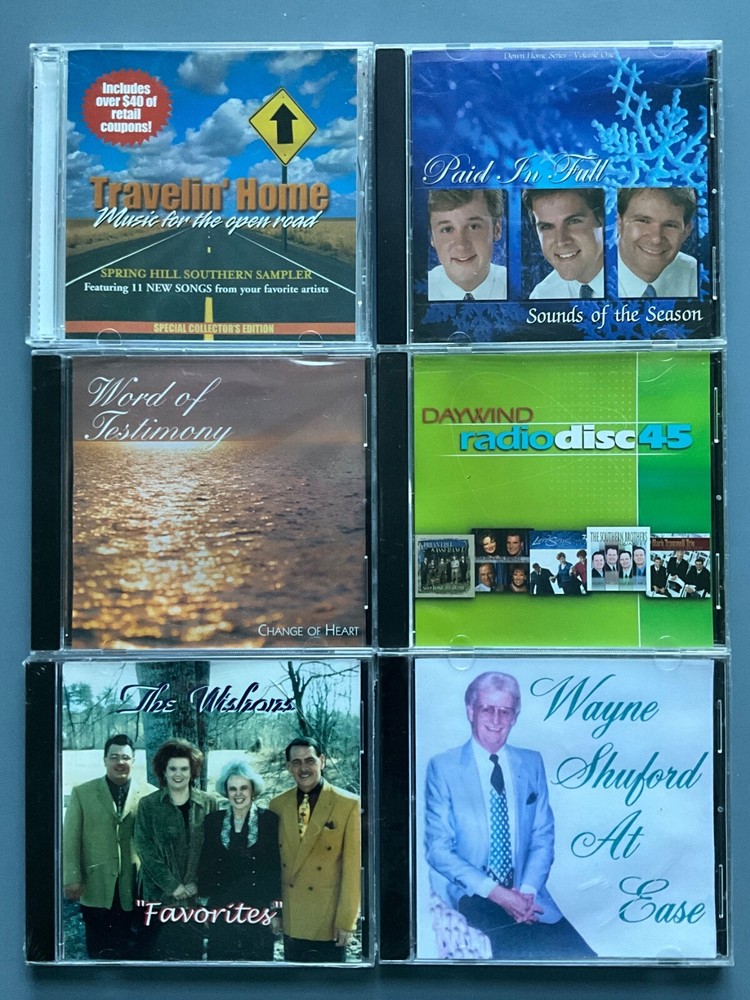 Christian Gospel Music CD NEW,  factory packaging, rare, Set 6