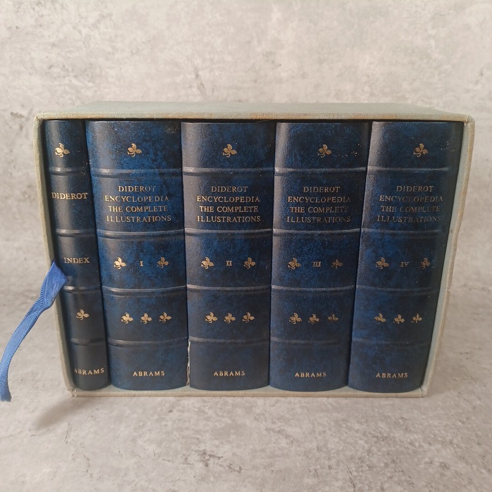Diderot Encyclopedia Complete 5-Volume Illustrated Set 1978 Edition