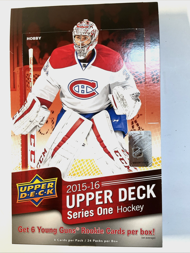 2015-16 Upper Deck Series 1 Hockey Hobby Box 177/192 Cards