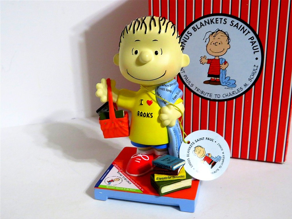 SNOOPY Charlie Brown Linus Peanuts Blanket Series Collectible Figurine by Westland Giftware