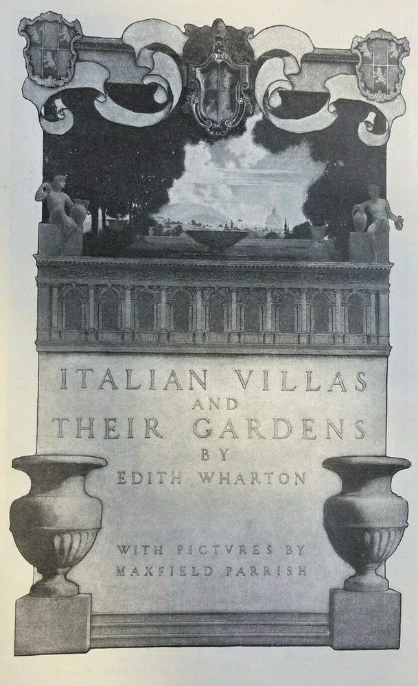 1904 Maxfield Parrish Illustrations Italian Villas and Their Gardens