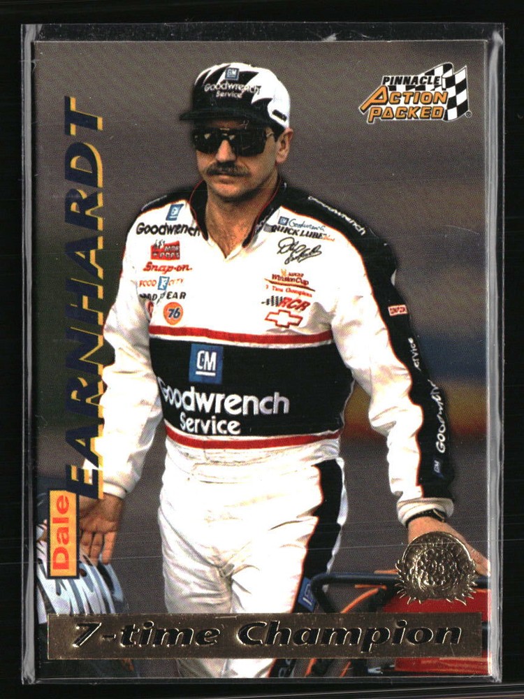 Dale Earnhardt 1996 Pinnacle Action Packed #6 Racing Card