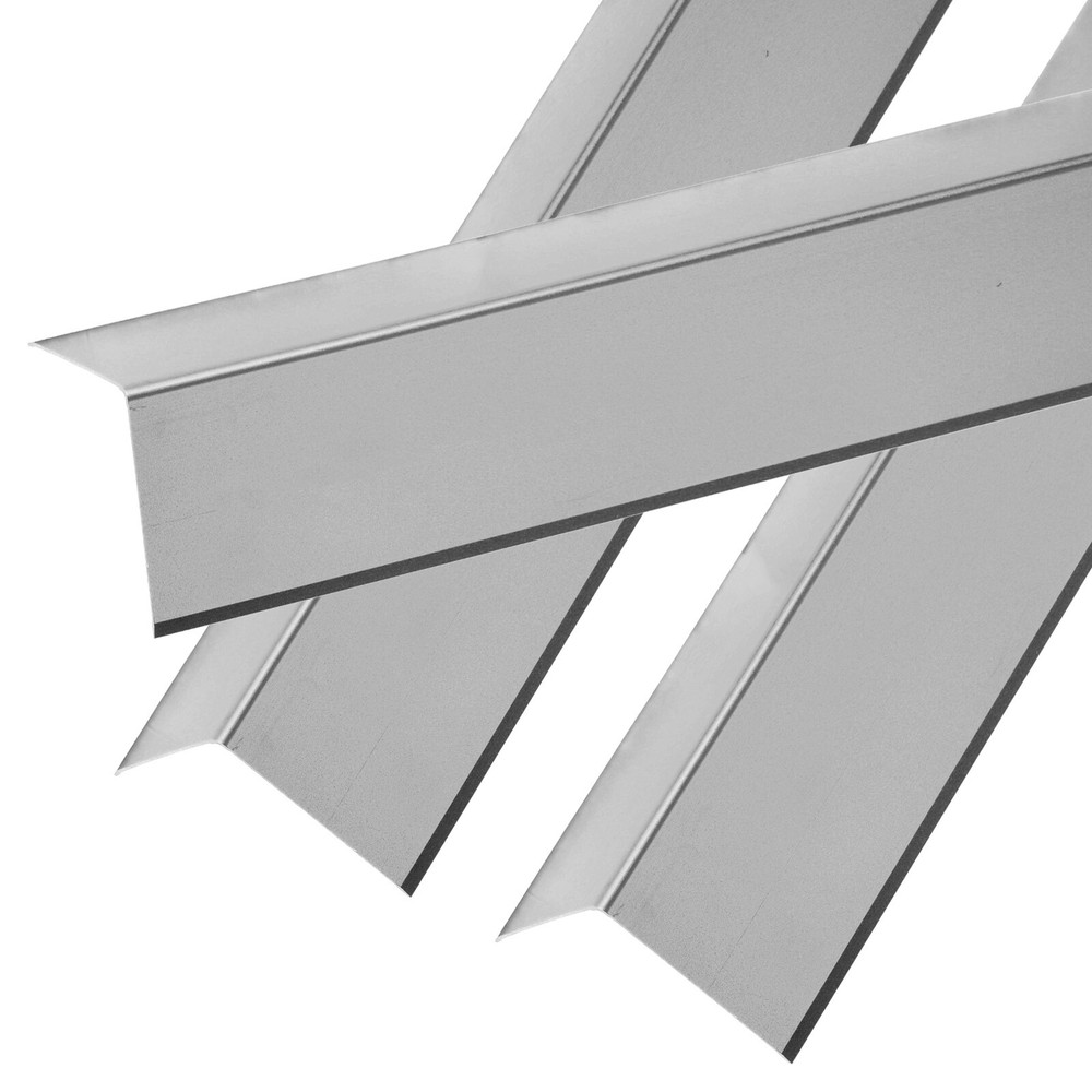 3 Pcs Aluminum Wall Corner Protectors L Molding Corner Guards, Grey