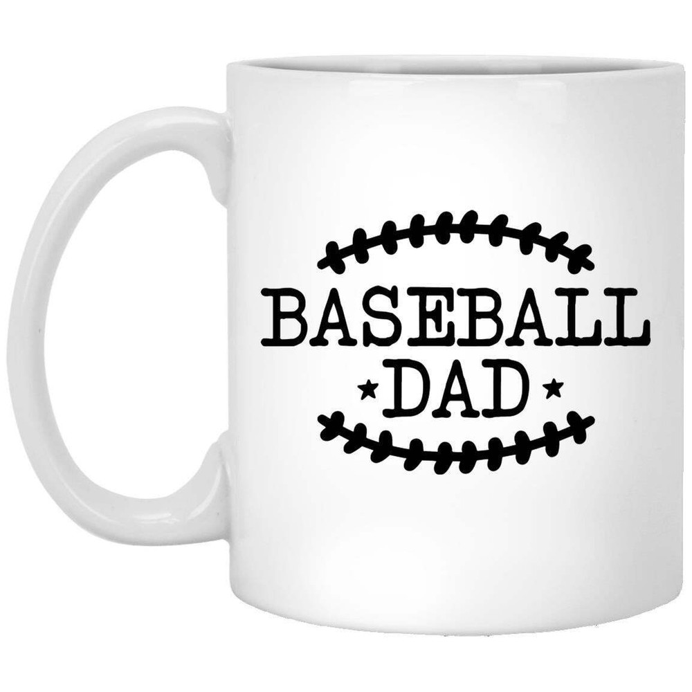 Baseball Dad Coffee Mug Gift for Baseball Lovers Dad Brother Sports Fan