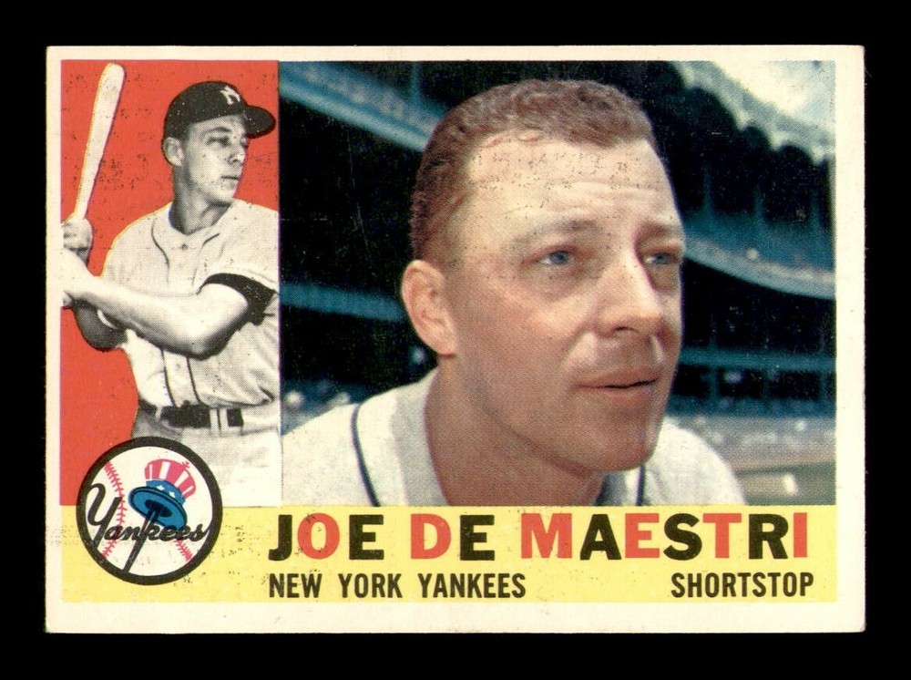 1960 Topps #358 Joe DeMaestri EX-MT Baseball Card OBGcards