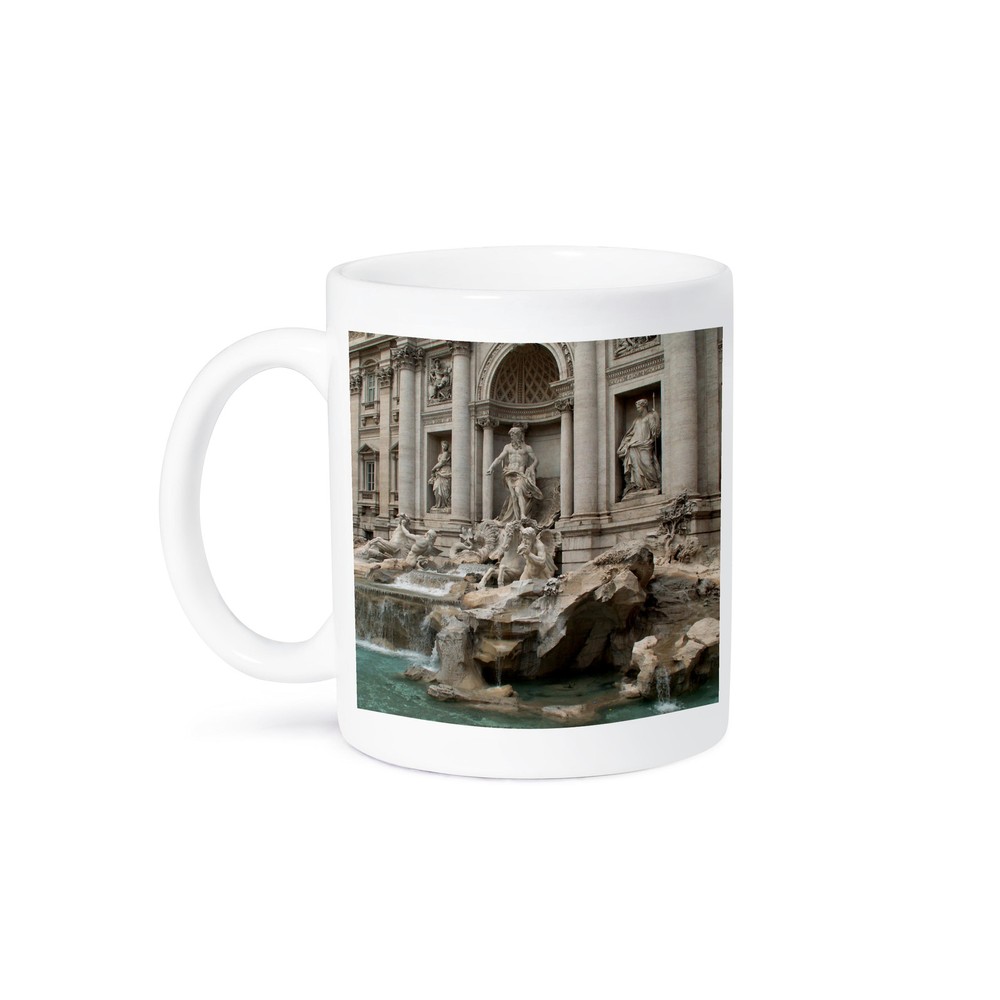 3dRose, Trevi Fountain in Rome, Italy- Places to Travel, Mug