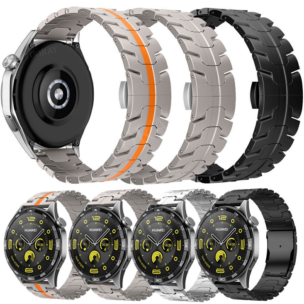 22mm Stainless Steel Metal Strap Wrist Band For Samsung Galaxy Watch 46mm/3 45mm