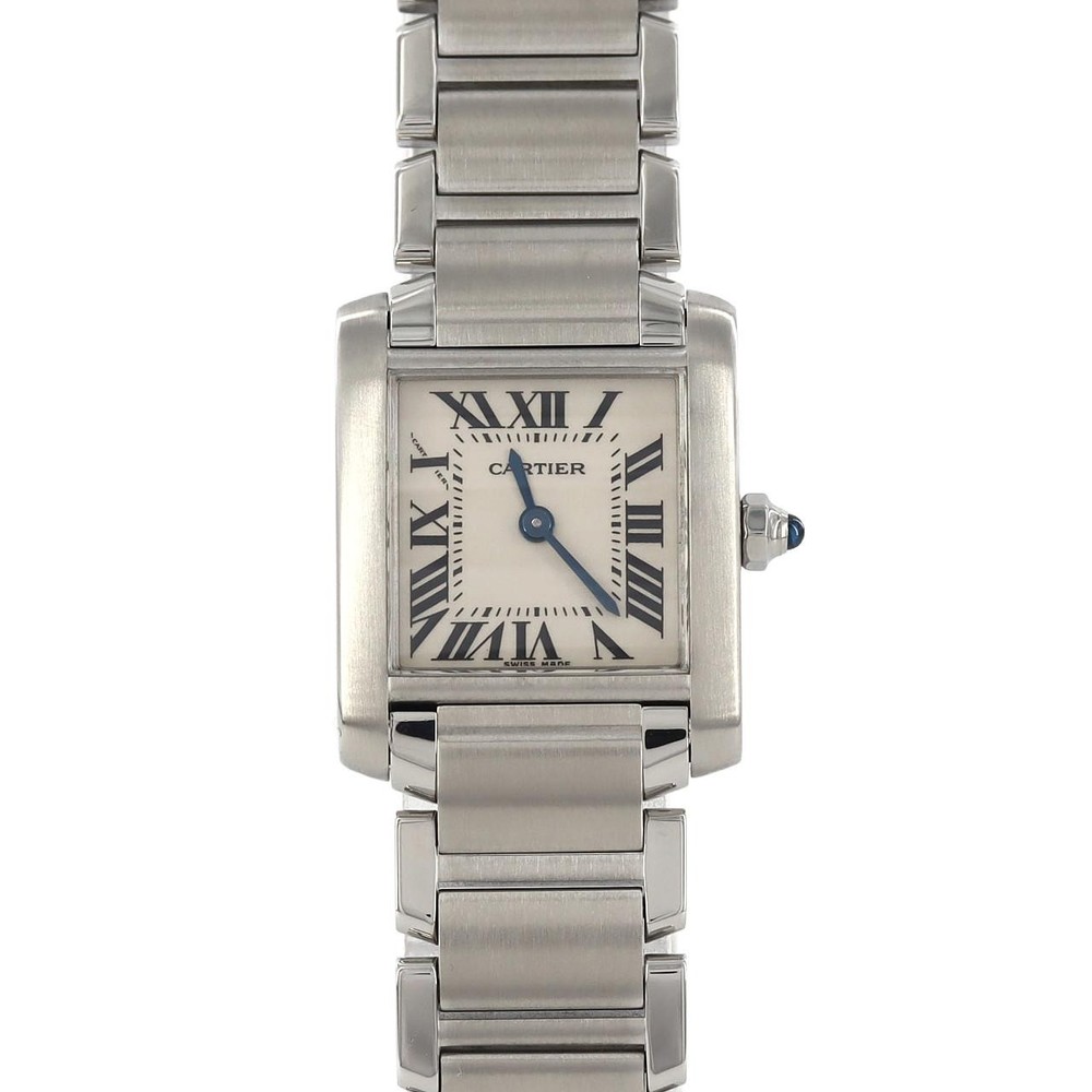 Authentic Cartier Tank Francaise SM W51008Q3 SS Quartz  #260-006-781-5050