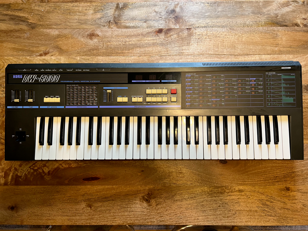 Vintage Korg DW-6000 Programmable Digital Waveform Synthesizer