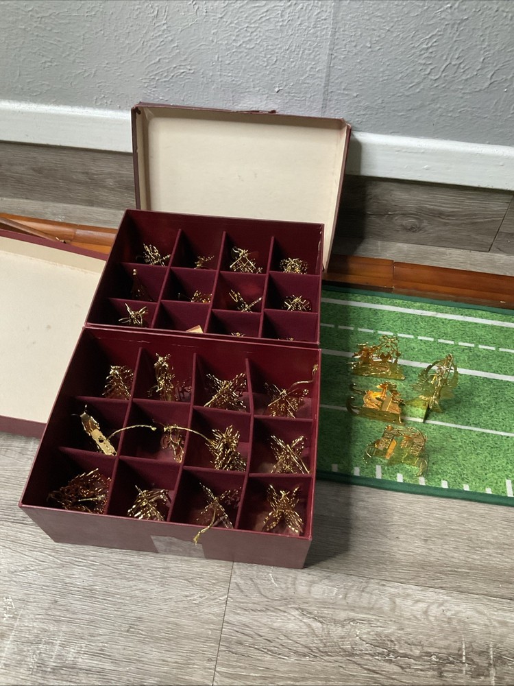 Danbury Mint Gold Ornaments Christmas Tree 28 Included 80’s