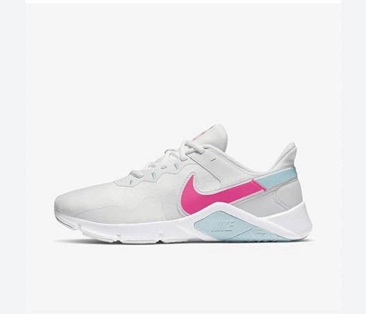 Nike Legend Essential 2 Women’s Size 7 Sneakers Summit White/Pink CQ9545-103 NWB
