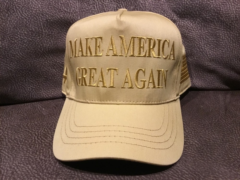 2024 Official Donald Trump Gold MAGA Hat USA Made Cali-Fame 45-47