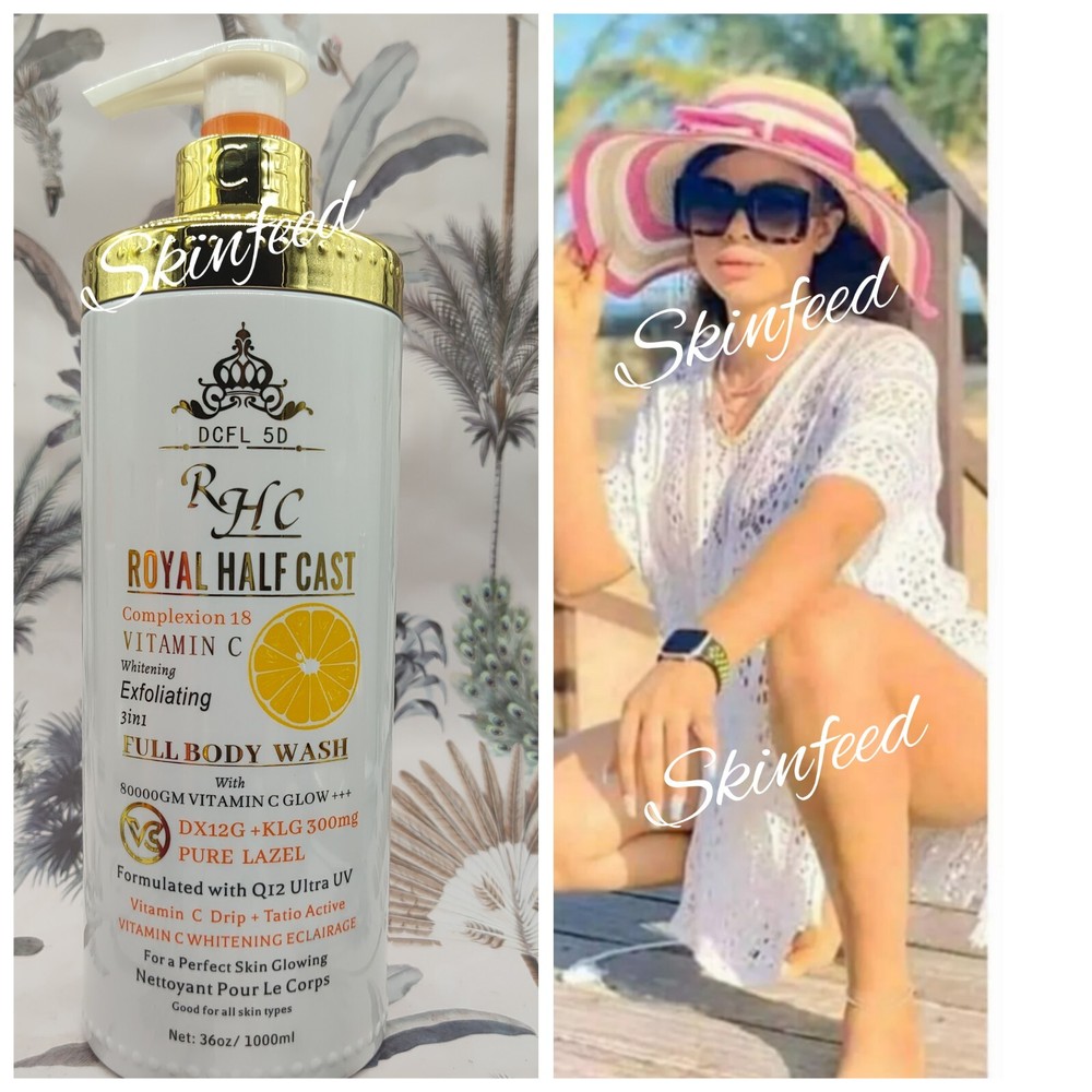 RHC H-C Vit C Q12 Ultra Whitening 3-in-1 Full Body Wash SPF50 1000ml