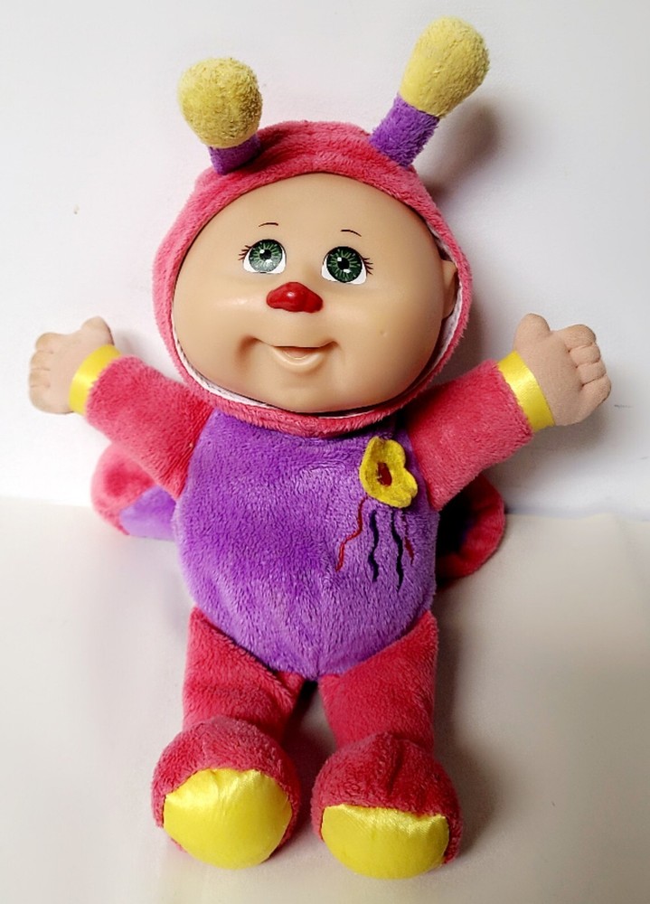 2015 Cabbage Patch Cuties Kids Butterfly Plush Toy Doll in Pink & Purple