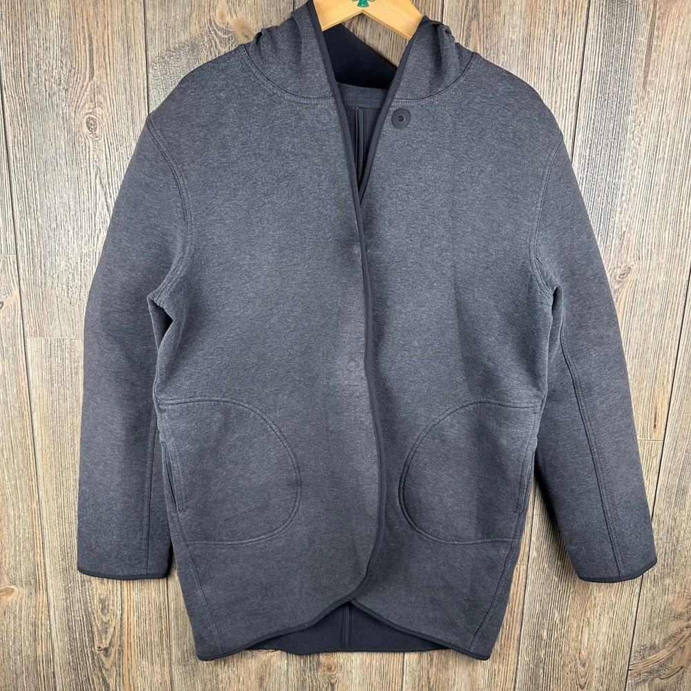 Lululemon Urban Horizons Reversible Jacket Snap Up Wrap Women Size Large