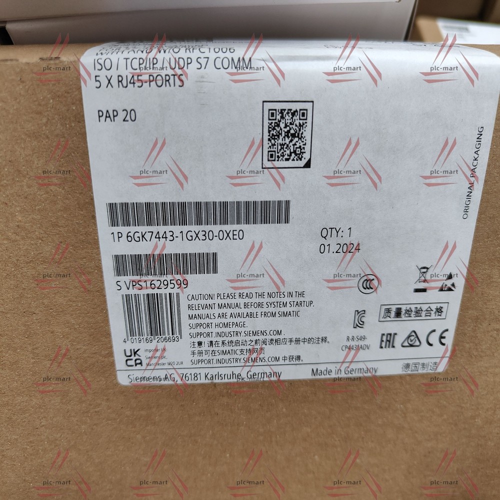 1pc New Siemens 6GK7443-1GX30-0XE0 Real US STOCK Fast shipping