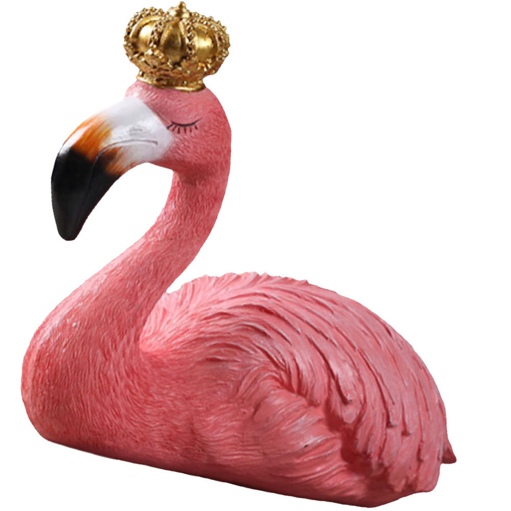 Garden Decor Desktop Birds Sculpture Tropical Modern Bird Statue