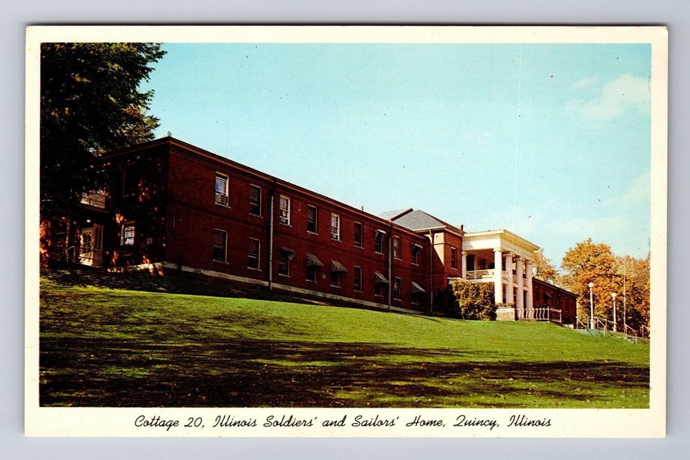 Quincy IL-Illinois, Illinois Soldiers and Sailors Home, Vintage Postcard