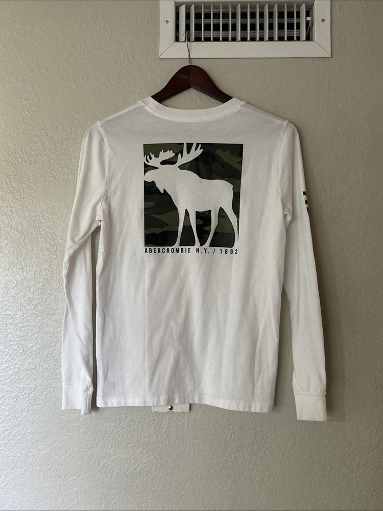 Abercrombie Kids Long Sleeve T-Shirt With Moose Size 13/14