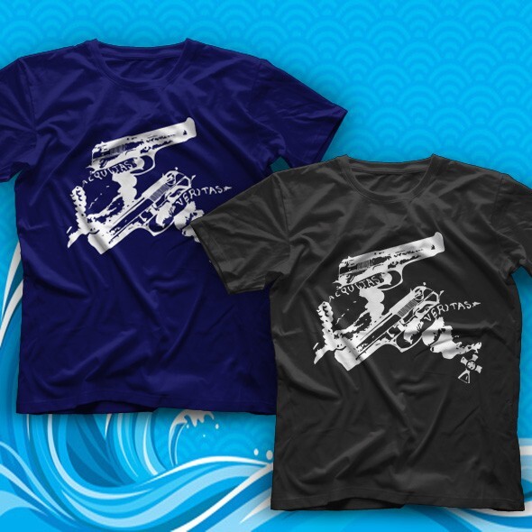 Police of Syracuse New York City Guns Veritas-Aequitas T-Shirt Tee Blue Men Gift