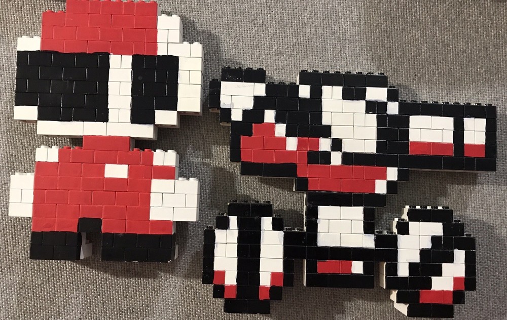 Custom OOAK BlasterMaster Lego-Style Figures Sophie & Jason - 2-Pack