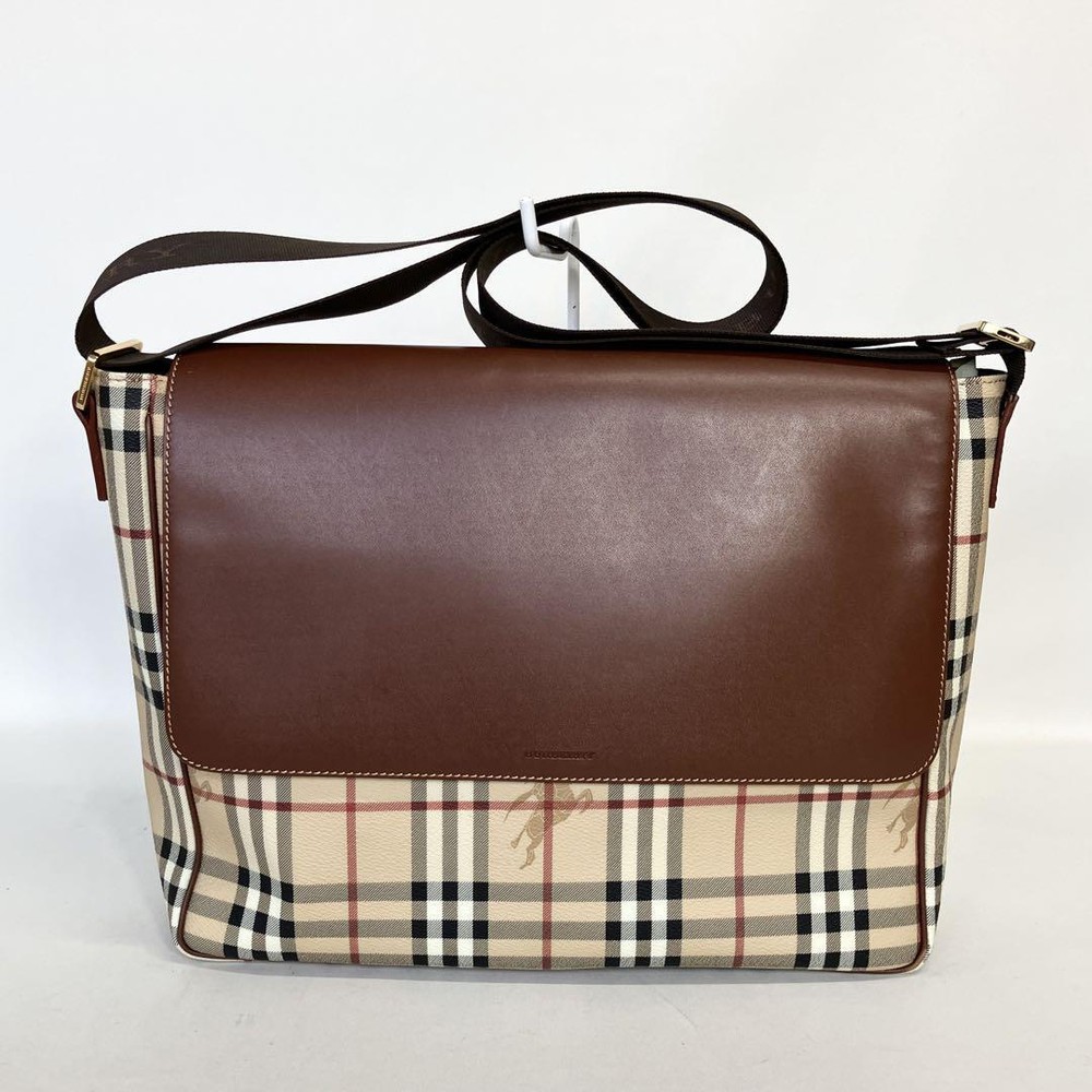 2409-241 Burberry Messenger Bag Brown Nova Check