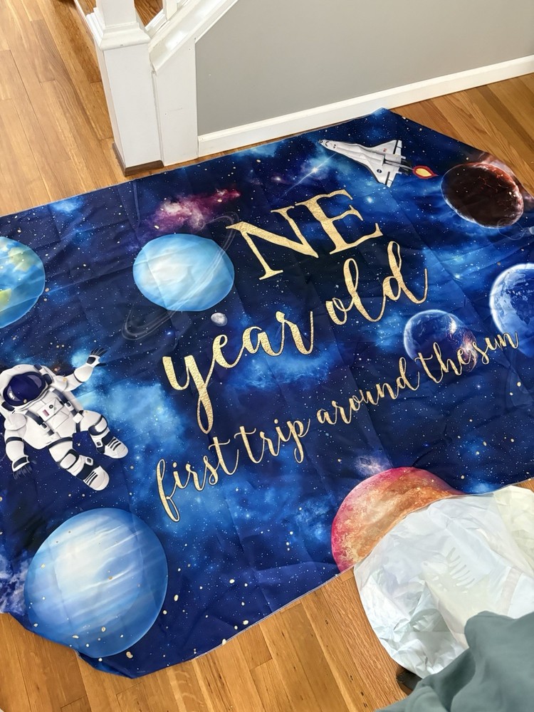 One Year Around The Sun Celebration Banner